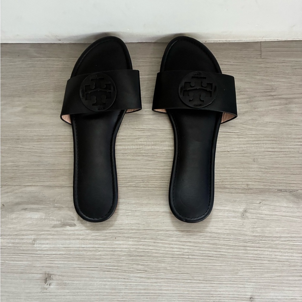 Tory Burch Black Slide Sandals
